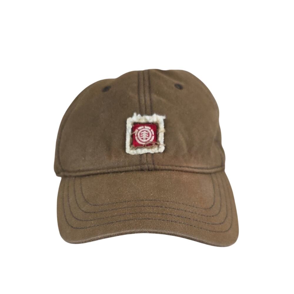 Element Crowns Brown Baseball Cap with Treelogo and Fleece Lining